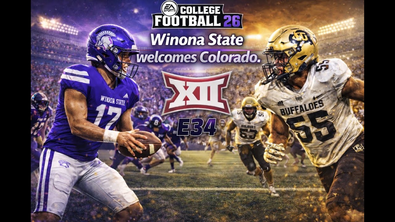 WSU plays its toughest opponent yet... College Football 26 Dynasty... Team Builder Dynasty E34