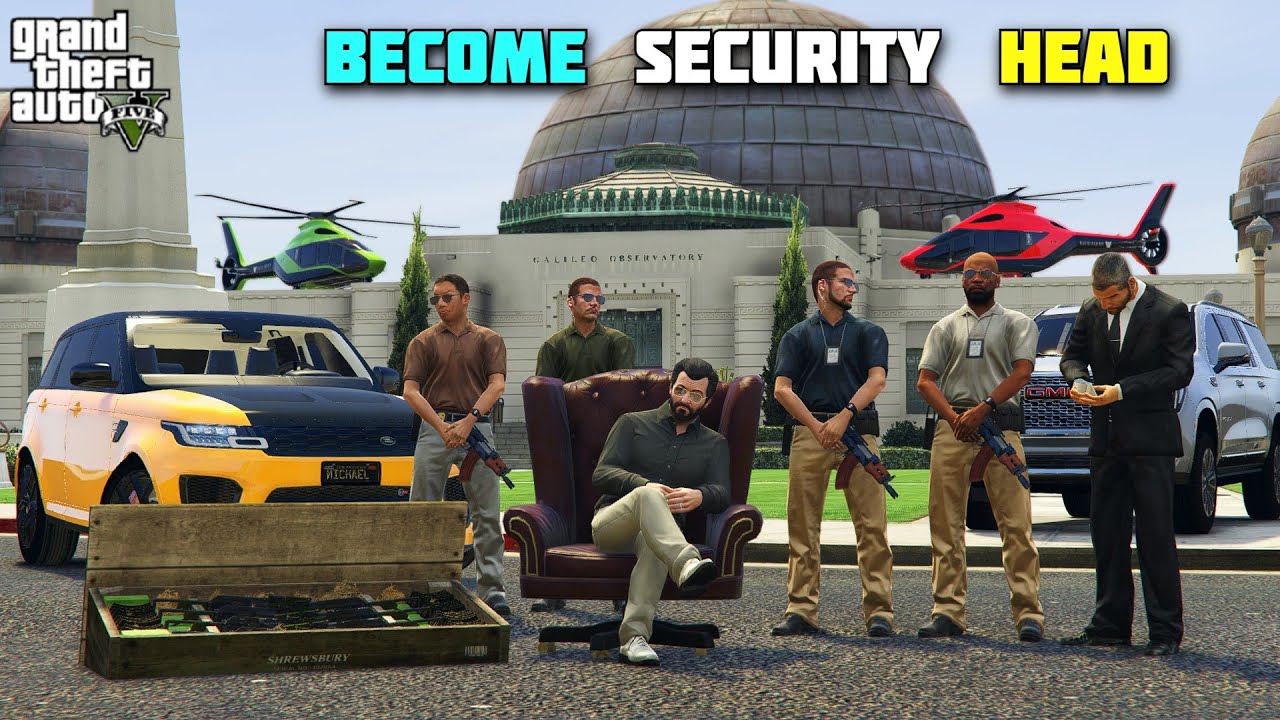 GTA 5 : MICHAEL BECOME PRESIDENT'S SECURITY HEAD || BB GAMING
