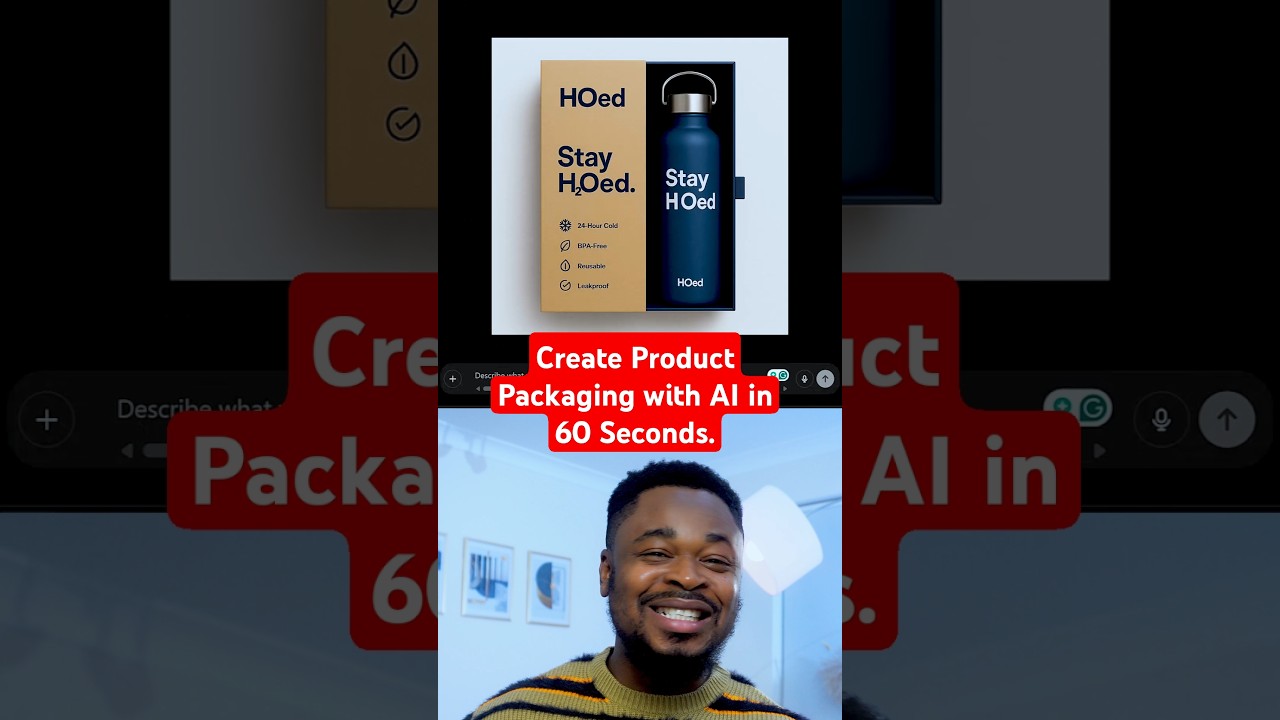 How to Create Product Packaging with ChatGPT in 60 Seconds. #branding #productpackaging #ai #aitools