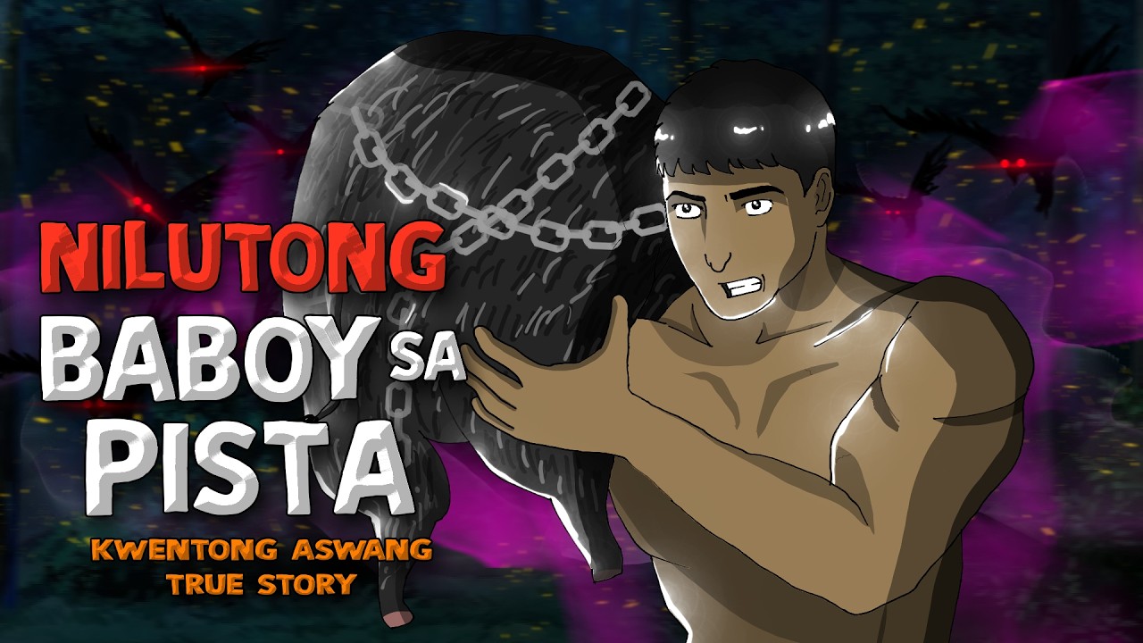NILUTONG BABOY SA PISTA | KWENTONG ASWANG W/ DRAWING TIMELAPSE