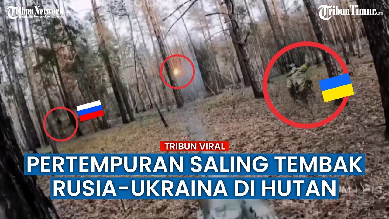 [FULL VERSION] Lewat Hutan, Pasukan Ukraina Serbu Prajurit Rusia dan Saling Tembak di Bakhmut