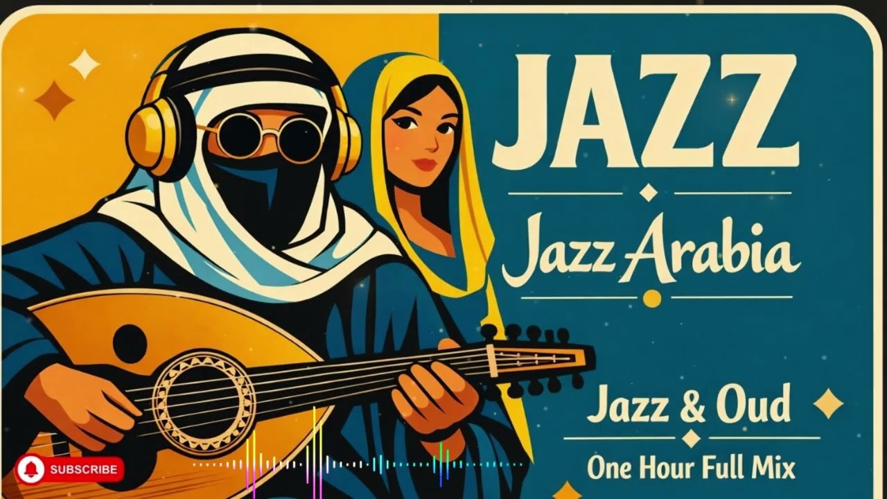 Arabic Jazz Fusion Song 🌙 Western Jazz with Arabic Vocals