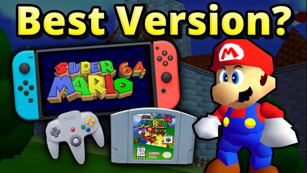 Exploring Super Mario 64 Ports on N64, Switch, and PC!