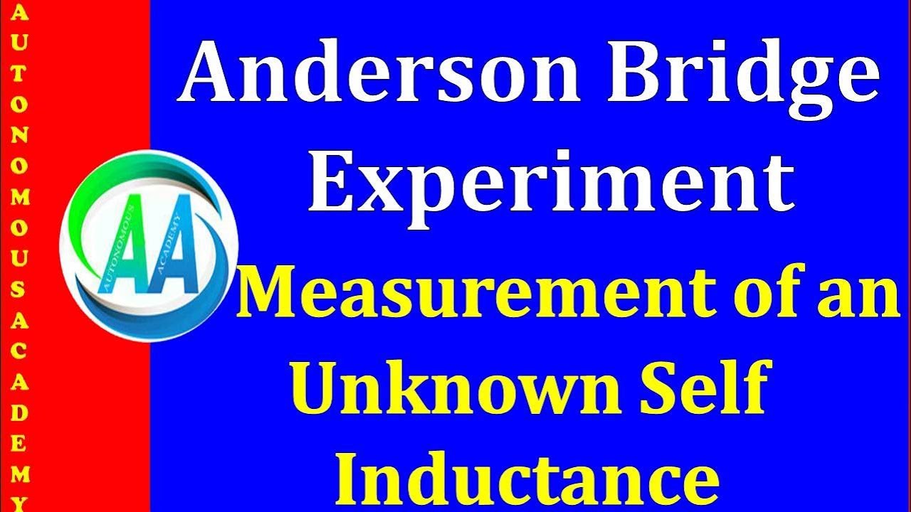 Anderson Bridge Experiment (in Hindi)