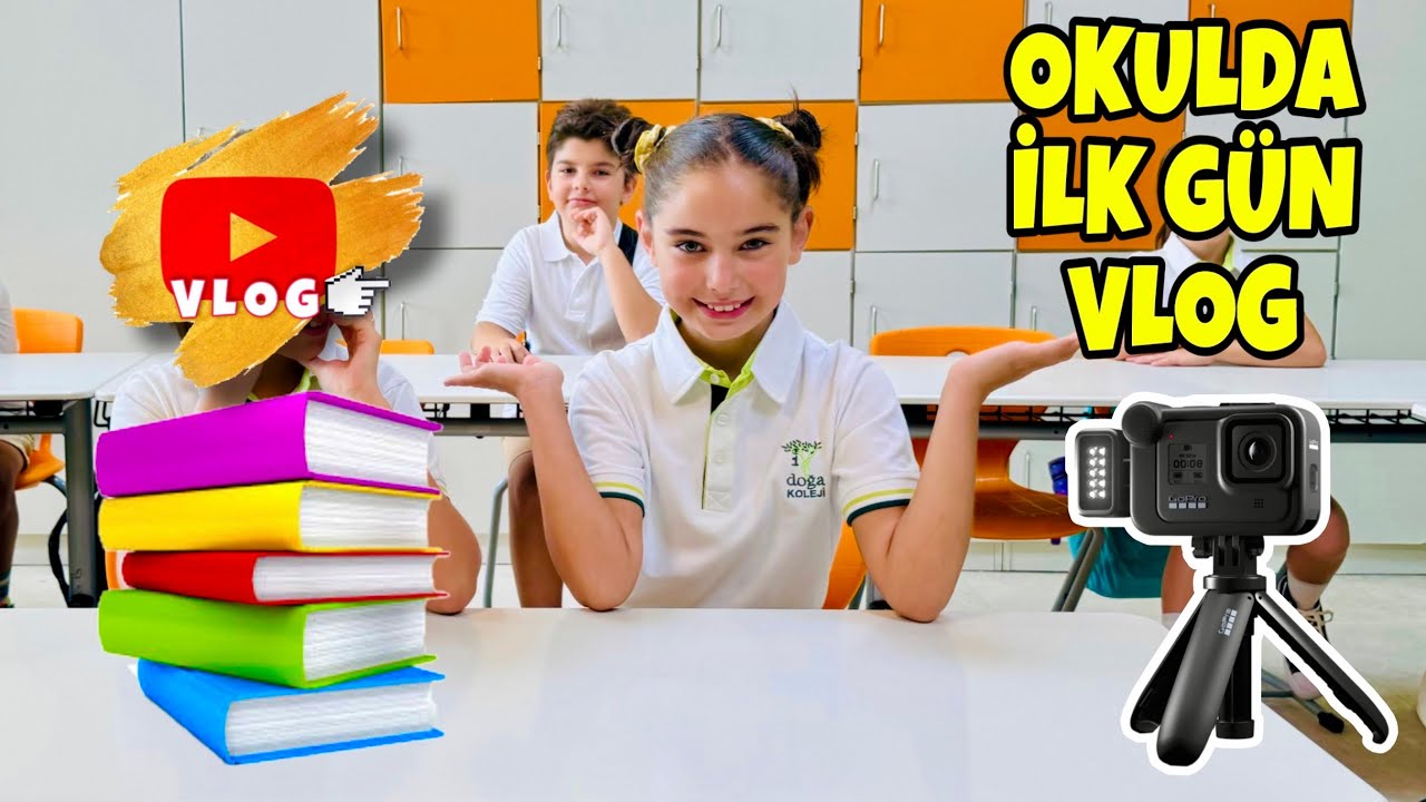 ELİF SİNEM OKULDA İLK GÜN VLOG !!