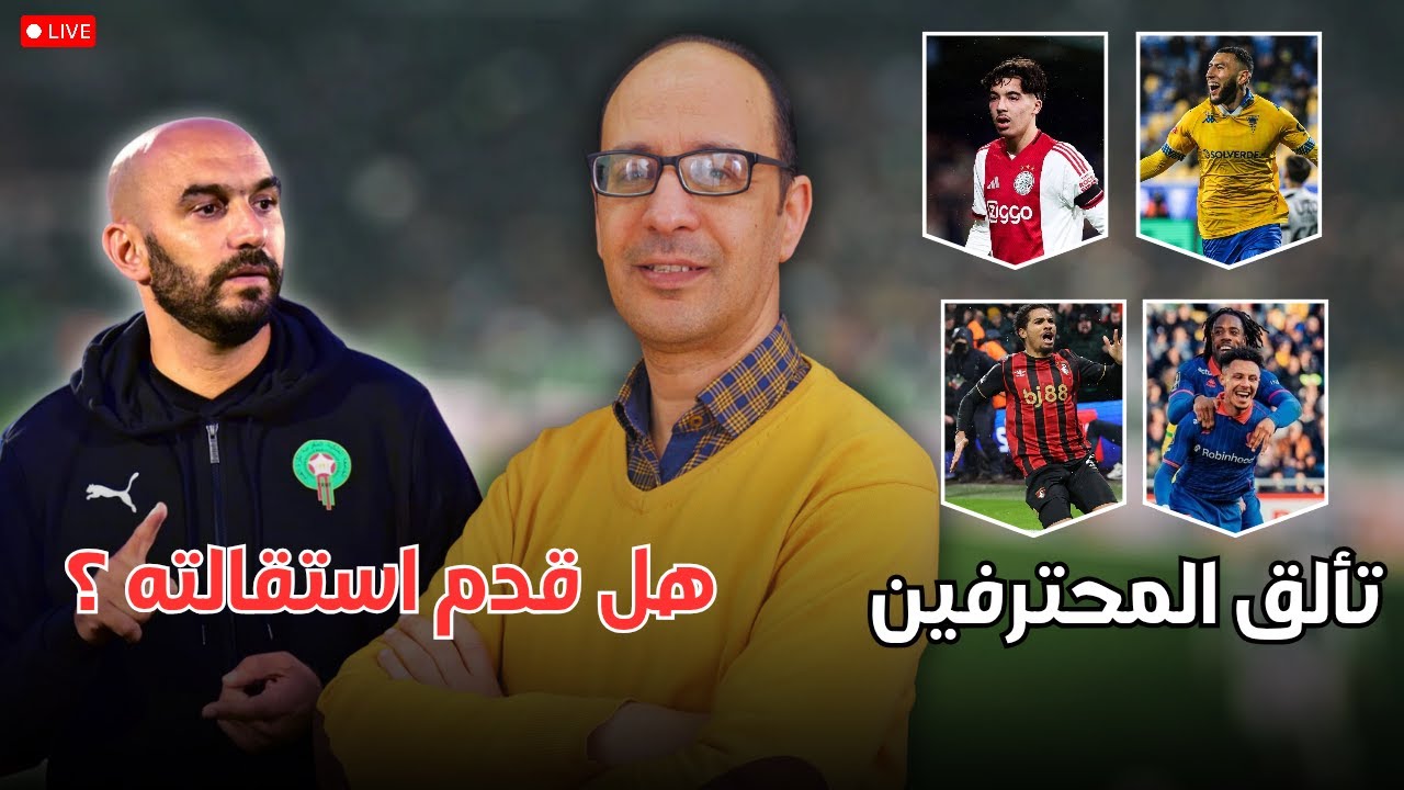حقيقة استقالة وليد الركراكي 😱 وتألق لافت للمحترفين في أوروبا 🇲🇦✨