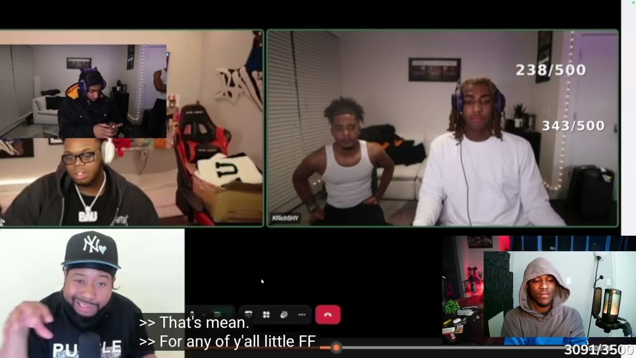 KXLLREACTS| DJ AK SMOKE WITH LIL BABY OVER GOON KRICH SMACKIN HIM INA FACE LIKE A B****| ALL BAD