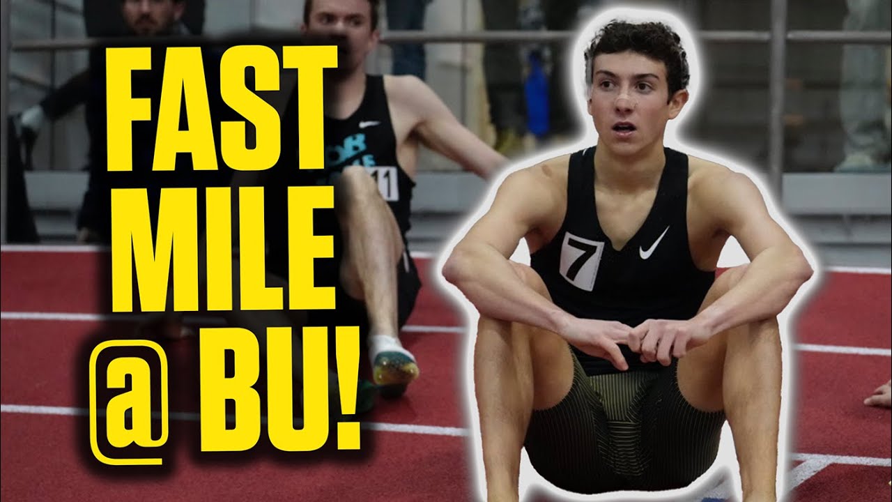 RECORD-BREAKING Mile Race At BU Terrier DMR Challenge 2025!