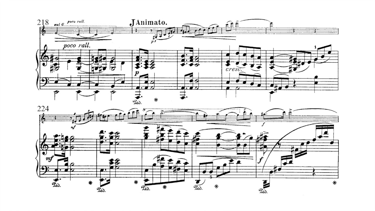 Amy Beach - Violin Sonata, Op. 34: 1. Allegro moderato