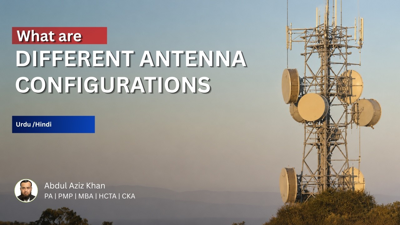 Path Loss 5 - What are different Antenna Configurations (Urdu/Hindi Language)