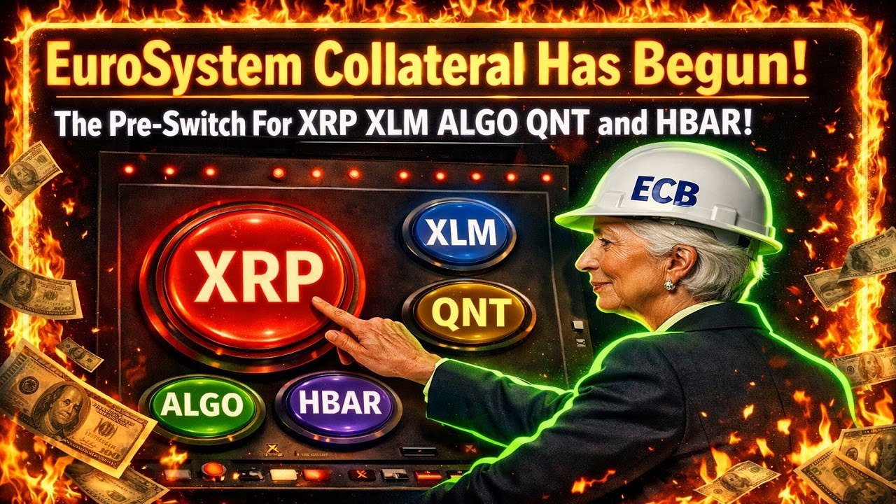 Началось обеспечение EuroSystem! Почему это важно для XRP, XLM, ALGO, QNT и HBAR!