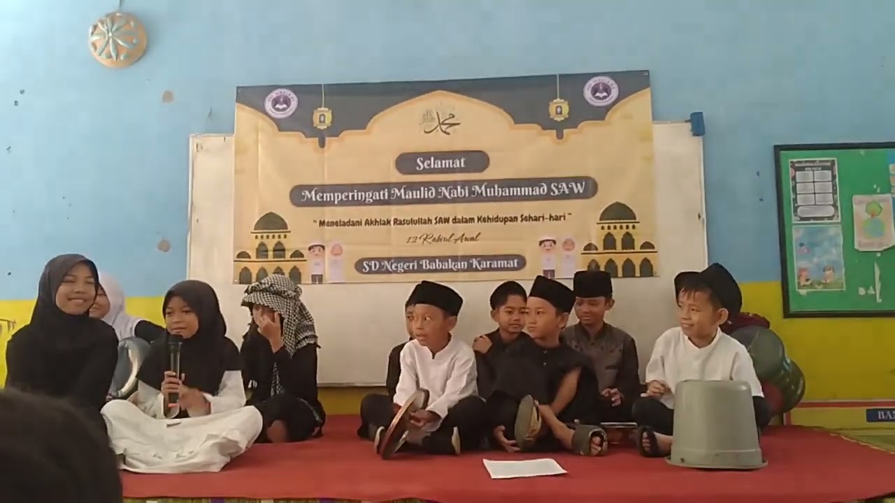 Kreasi Sholawat_Perkusi SDN Babakan Karamat_ 2024_dalam acara Memperingati Maulid Nabi Muhammad SAW