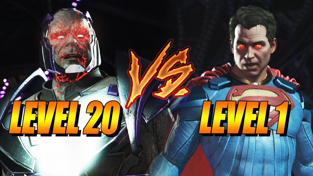 LV. 20 DARKSEID Vs. LV. 1 SUPERMAN: Injustice 2 - Multiverse Showdown