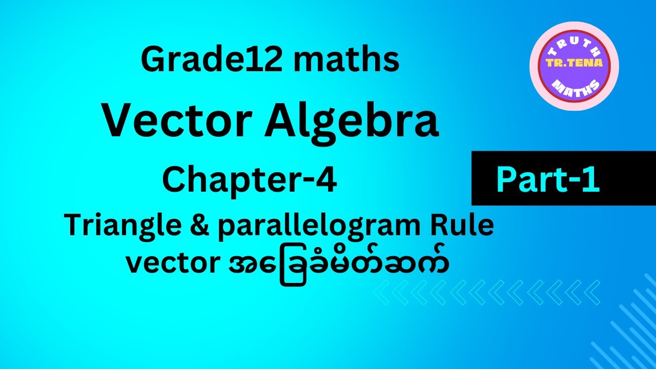 Grade12 maths chapter4, Vector Algebra, Notes, Tena
