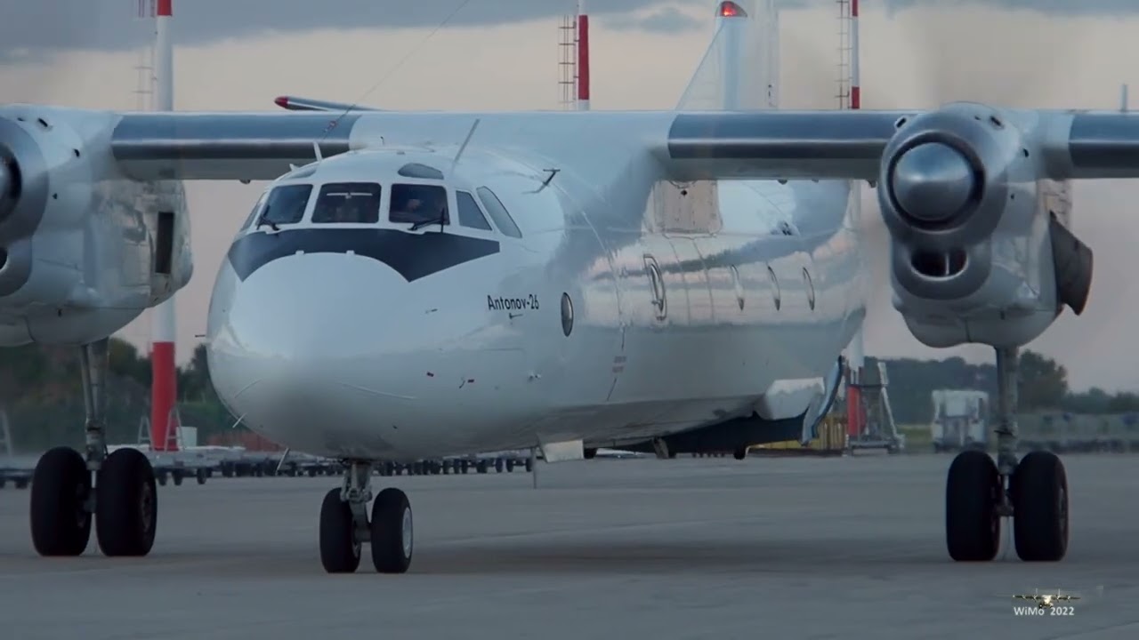 Antonov An-26 Air Constanta and Vulkanair An-26 Ostend Airport