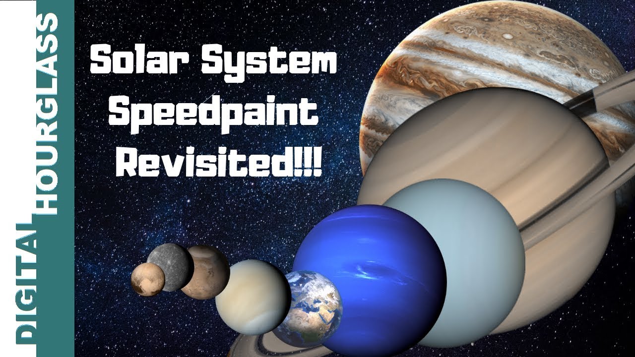 Солнечная система Speedpaint: новый взгляд