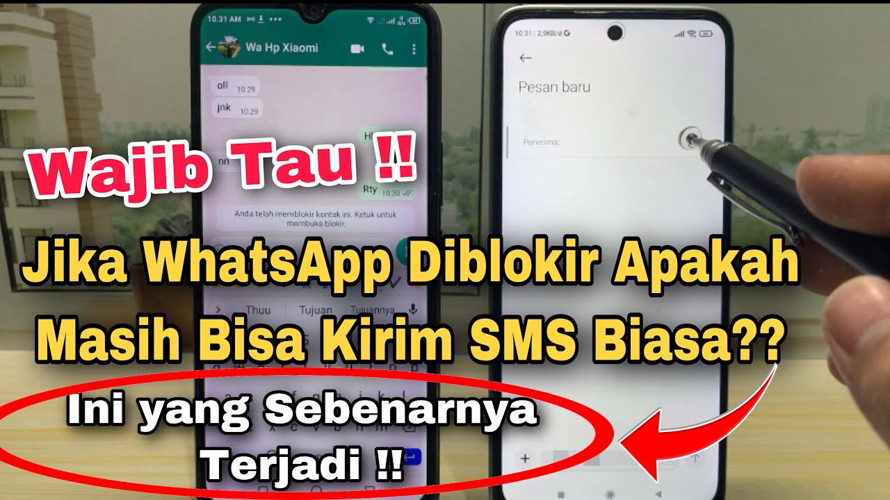 Jika WA Diblokir Apakah Masih Bisa Sms Biasa ? Apa Yang Terjadi ? Simak Disini