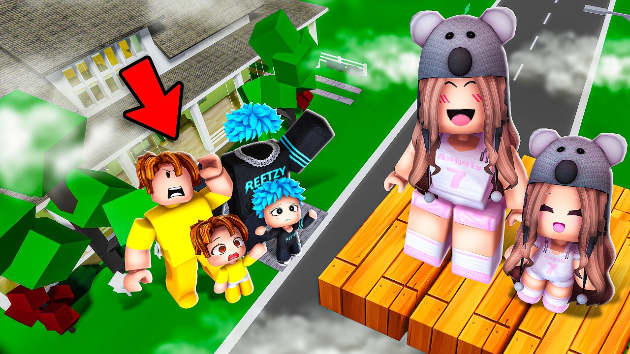 We Built a SKYBASE to HIDE from our FAMILY..(Brookhaven)