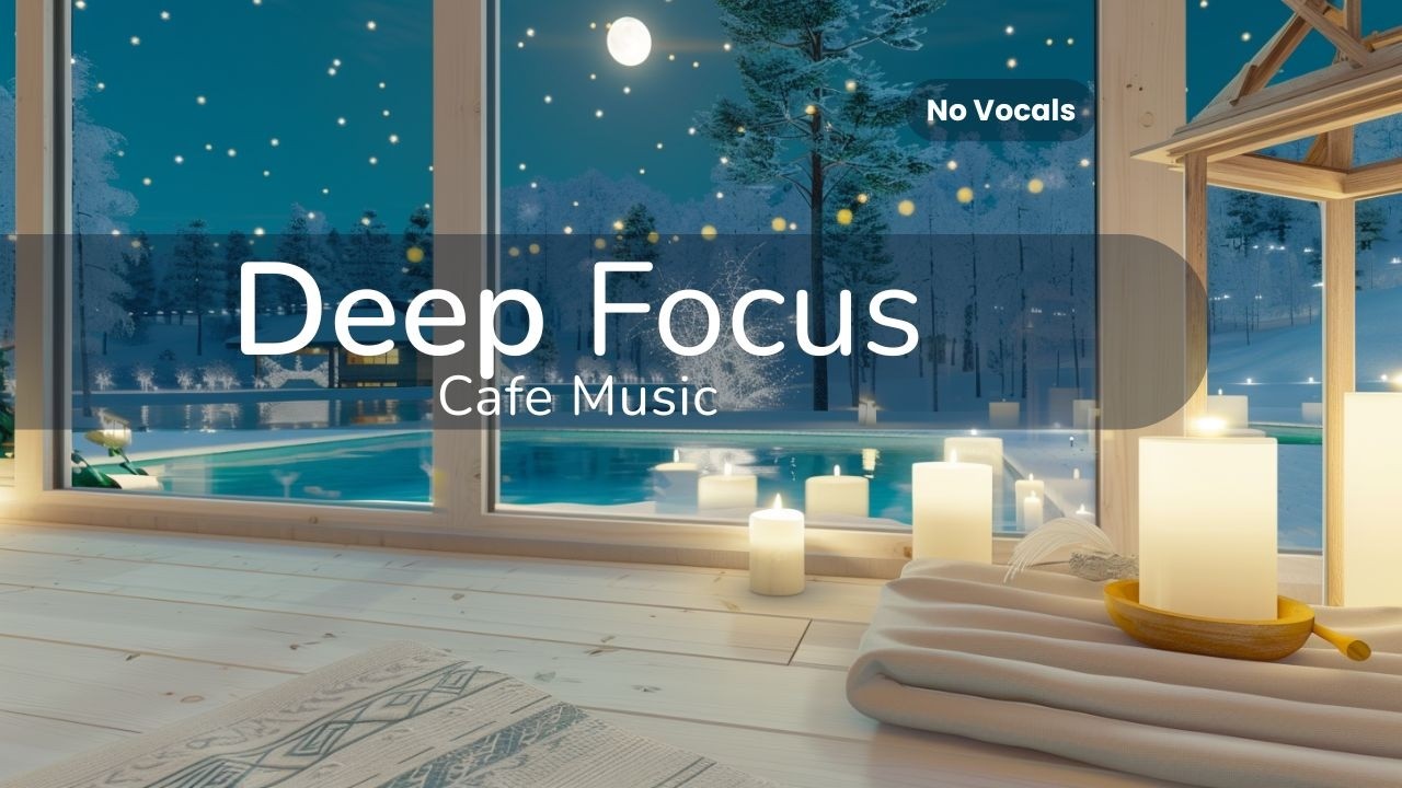Night Cafe Deep Focus Music | Late Night Work BGM