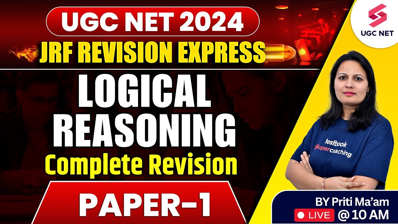 UGC NET Paper 1 Preparation | Paper 1 Logical Reasoning | UGC NET Paper 1 2024 | NTA NET | Priti Mam
