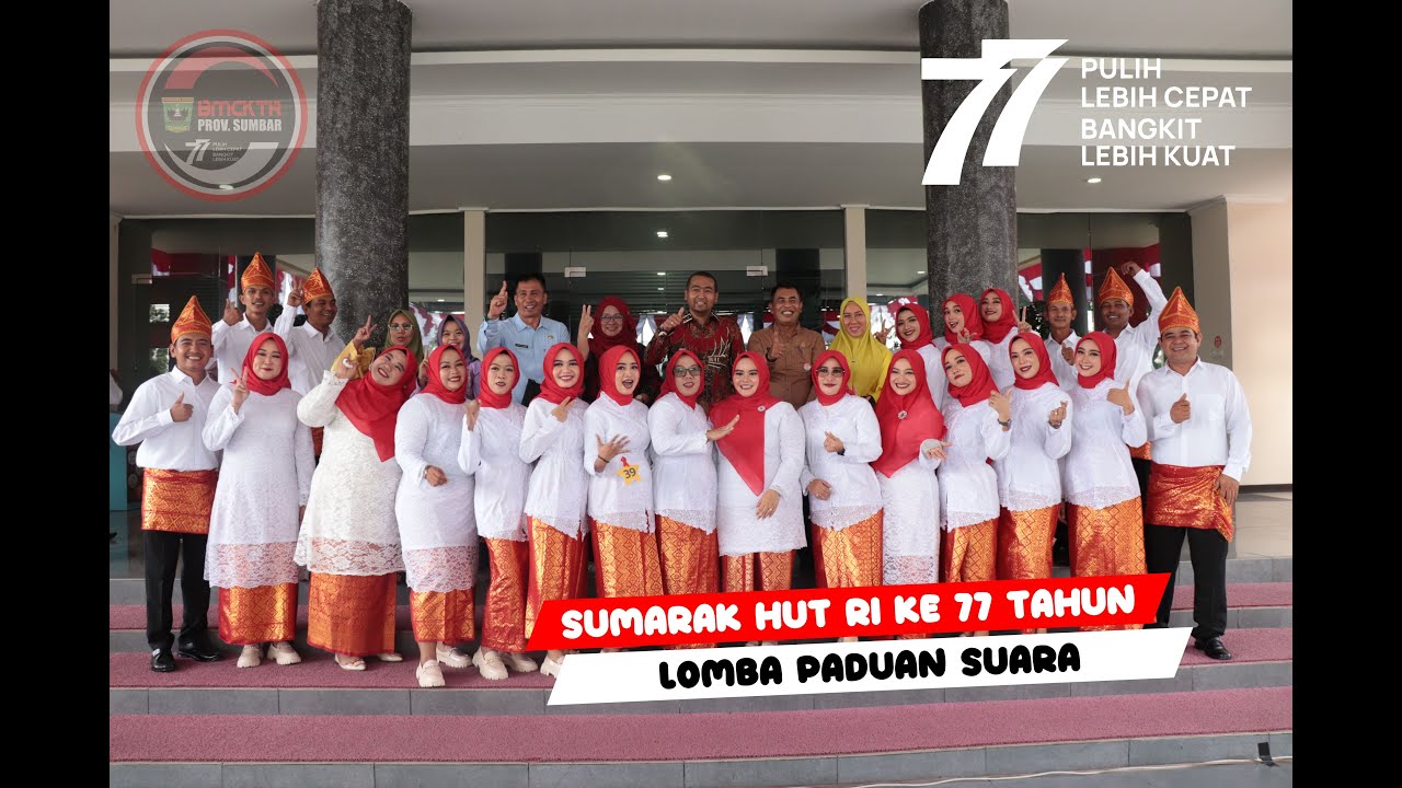 Pecah Habis..!!! Dinas BMCKTR Ikuti Perlombaan Paduan Suara di Kantor Gubernur Sumbar..