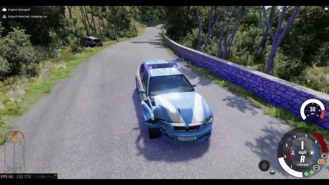 #BeamNG drive police gameplay...