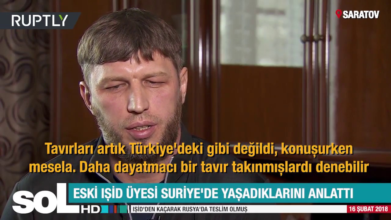 ESKİ IŞİD ÜYESİ SURİYE'DE YAŞADIKLARINI ANLATTI