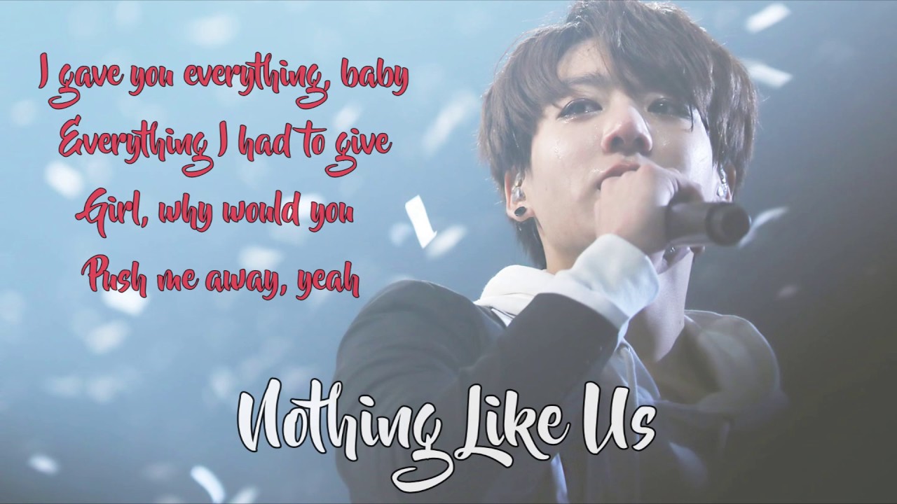 Duet with Jungkook (Karaoke) - Nothing Like Us Instrumental + Lyrics
