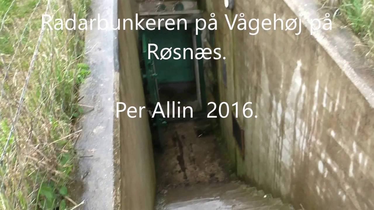 Radarbunkeren på Vågehøj på Røsnæs.. 2016.