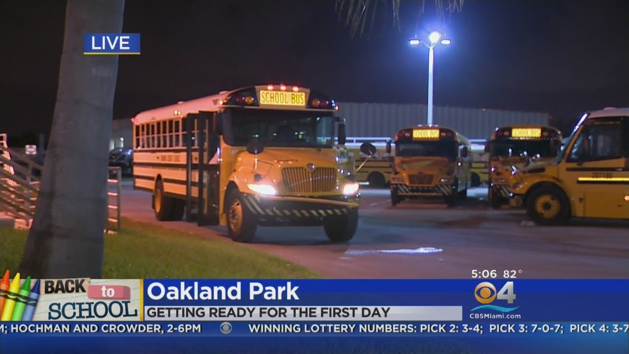 Broward Students Start First Day On New School Year