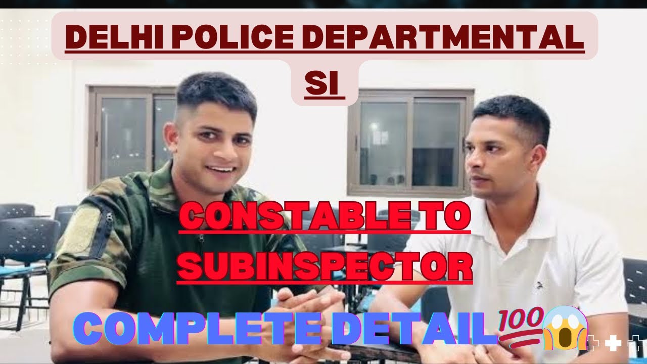 Delhi police departmental Subinspector SI | from constable to SI |😱💯#delhipolice #motivation