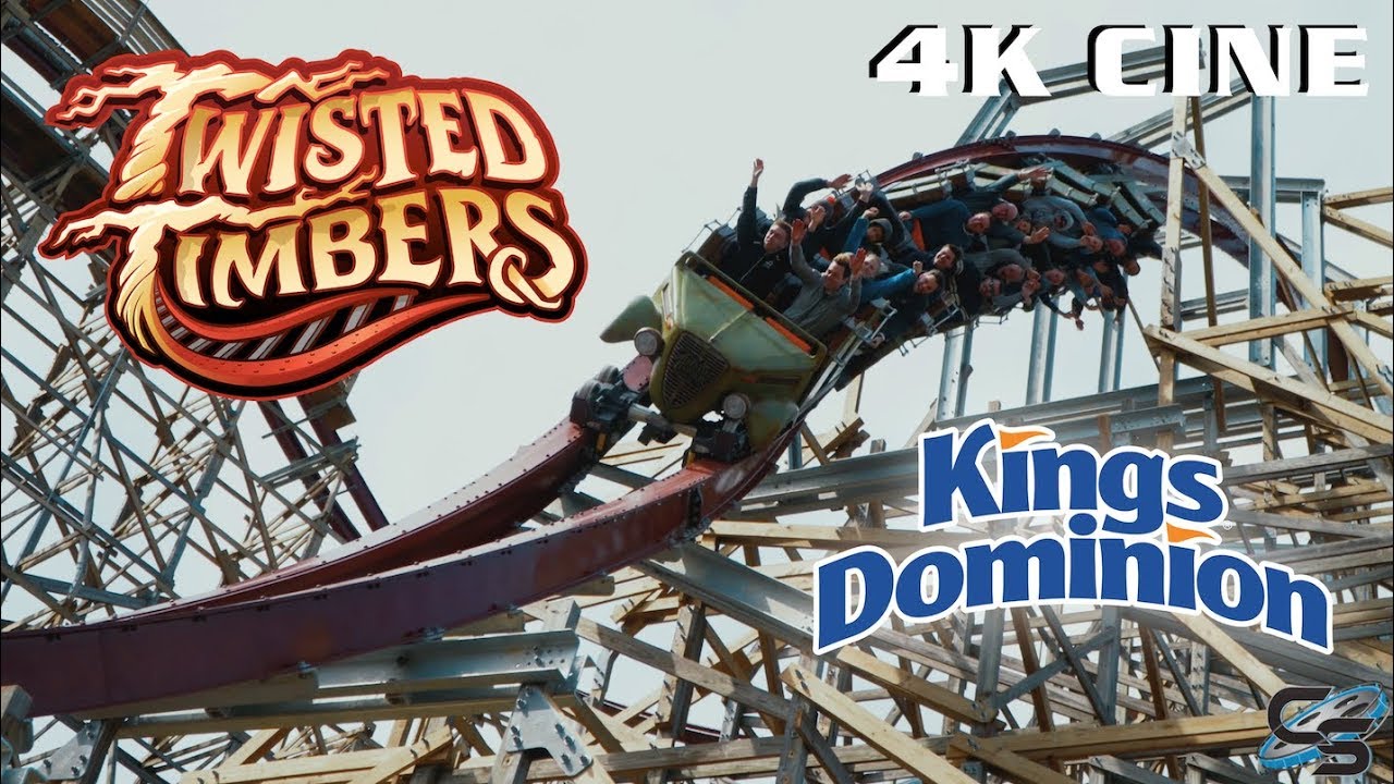 Twisted Timbers Off-Ride *BEST QUALITY* Kings Dominion 2018 Coaster