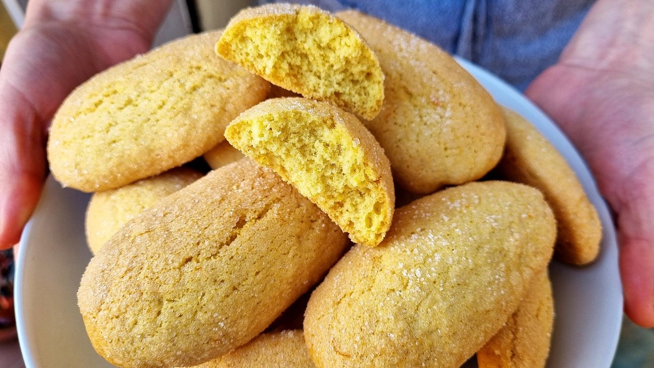 I don't buy cookies anymore! These orange cookies melt in your mouth