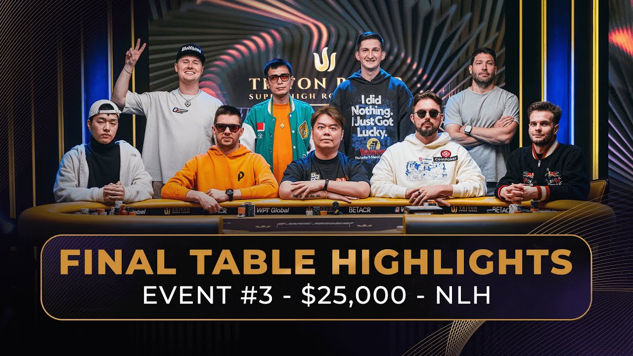 $1.9 Million Payday on the Line! $25K NLH 8-Handed Final Table Highlights | Triton Jeju