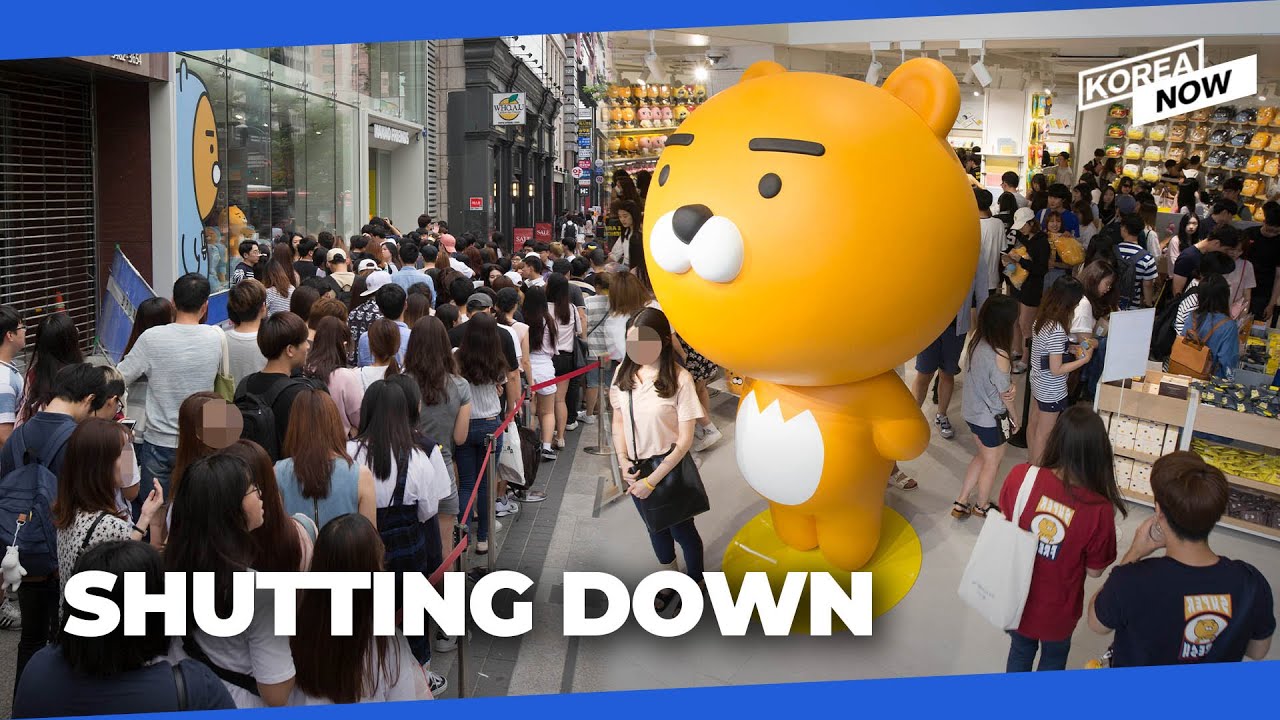 Gangnam's landmark store Kakao Friends Gangnam closing down