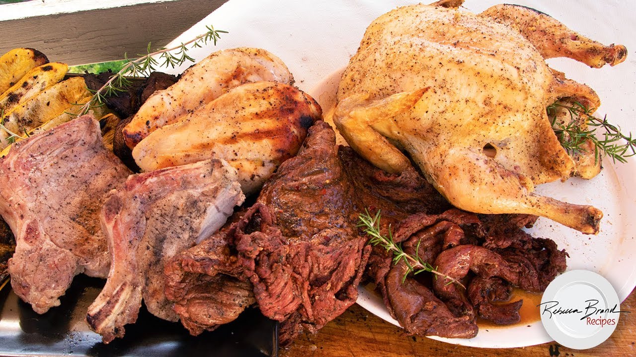 Mixed Grill Recipe | Grilled Steak Chicken Pork |   Inkbird IBT-4XS Bluetooth Thermometer
