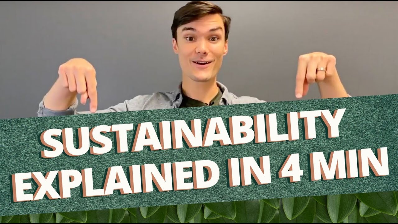 Устойчивое развитие за 4 минуты | Sustainable Explainable