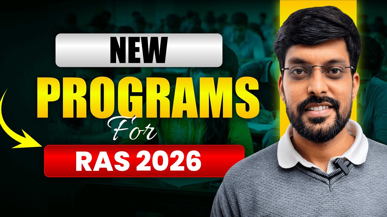 RAS 2026 New Programs 🚀 | RAS 2026 New Vacancy I Best Test Series Jaipur 🔥 #RAS2026 #TestSeries