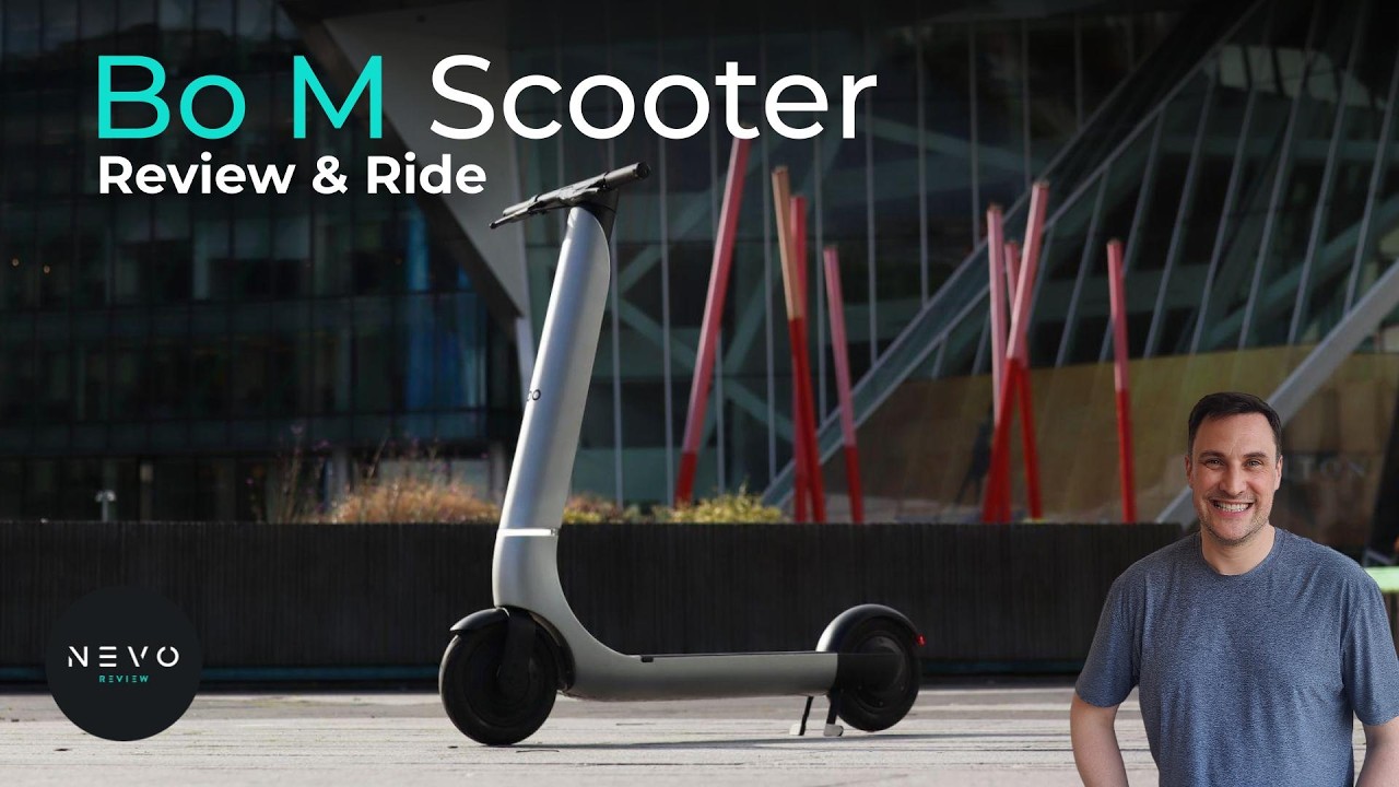 Bo M Scooter - 1st Look and Ride of this Premium Adult Electric Scooter