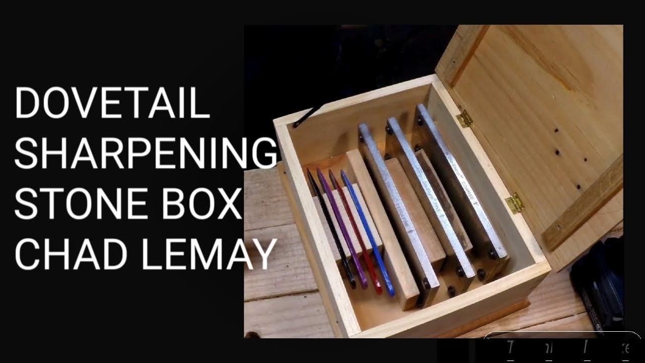 Dovetail Sharpening Stone Box