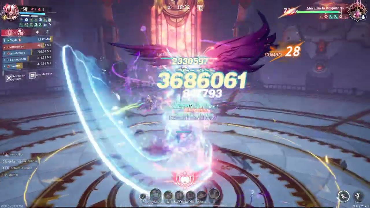 EU top Blademaiden Amaterose hits Queen Weapon !