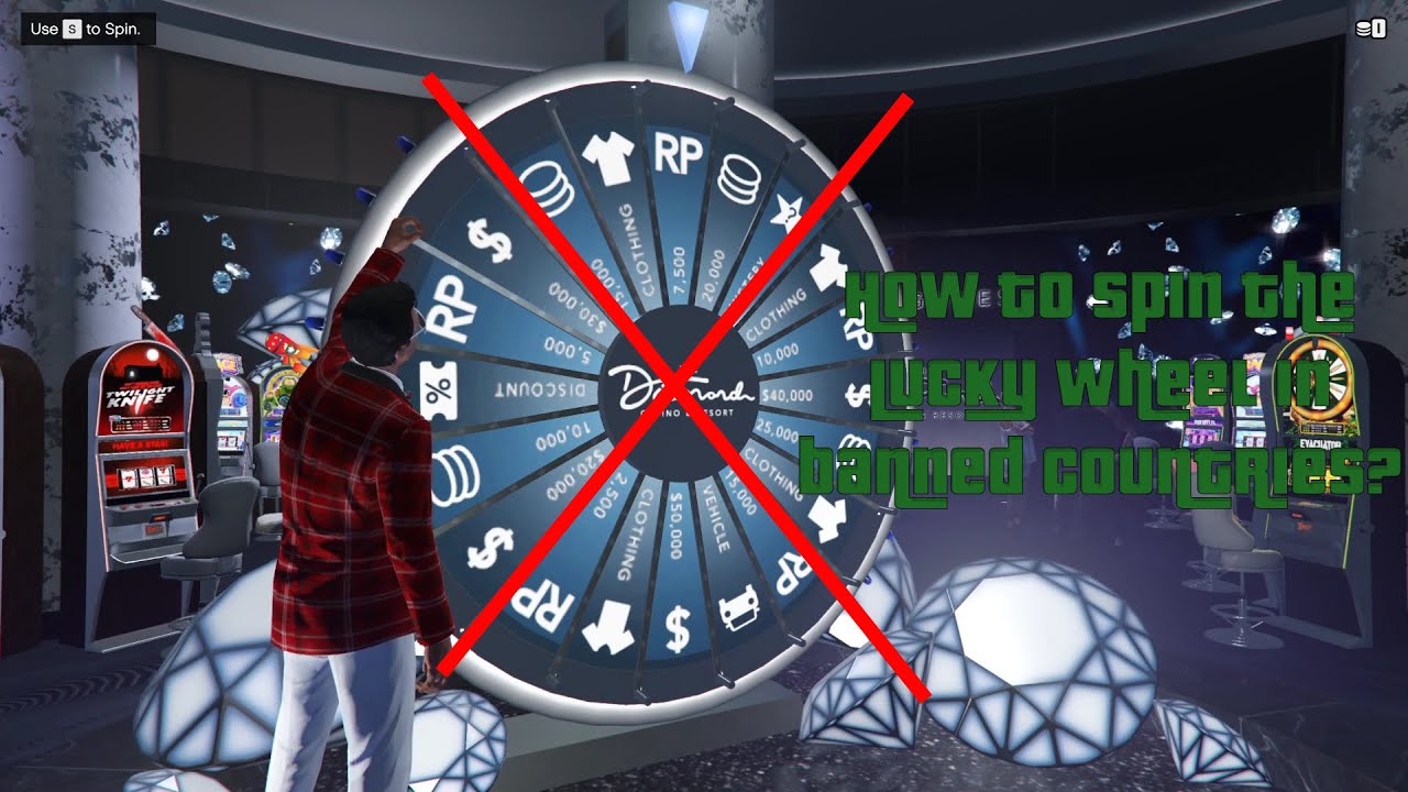 [GTA V Tutorial] How to spin the lucky wheel in banned countries?