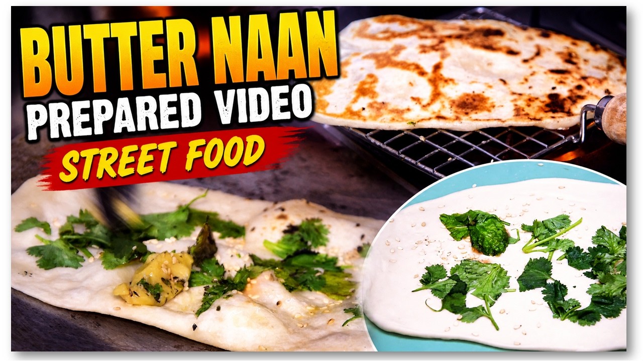 NAAN Recipe - Butter Naan Recipe Restaurant Style | How to Butter Naan at Home Cooking Tawa Method