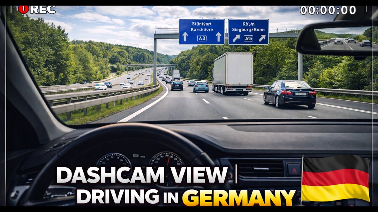 Dashcam View Autobahn 🇩🇪 Driving in Germany POV 🇩🇪 Autobahn POV