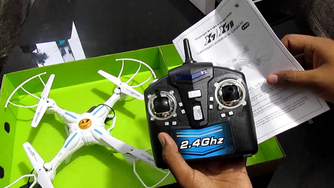 drone x7 space explorer unboxing en español