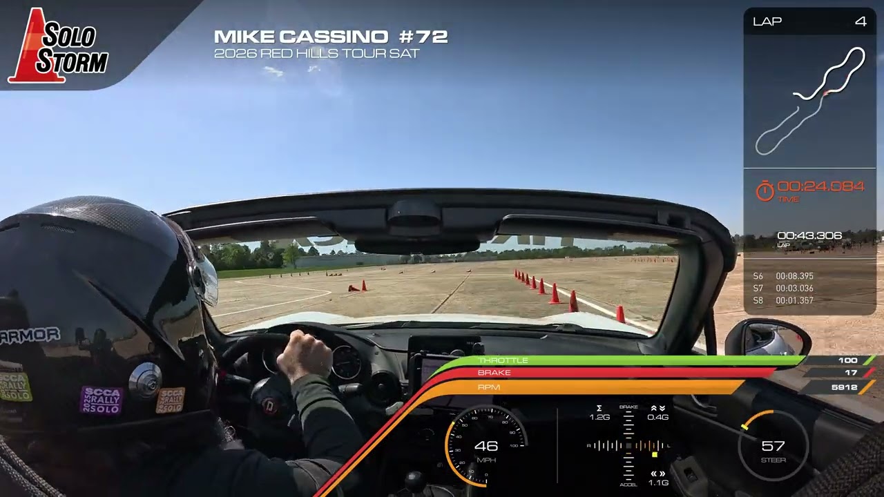 2026 SCCA Red Hills National Tour Saturday—Mike Casino AST #72 (2019 Miata)