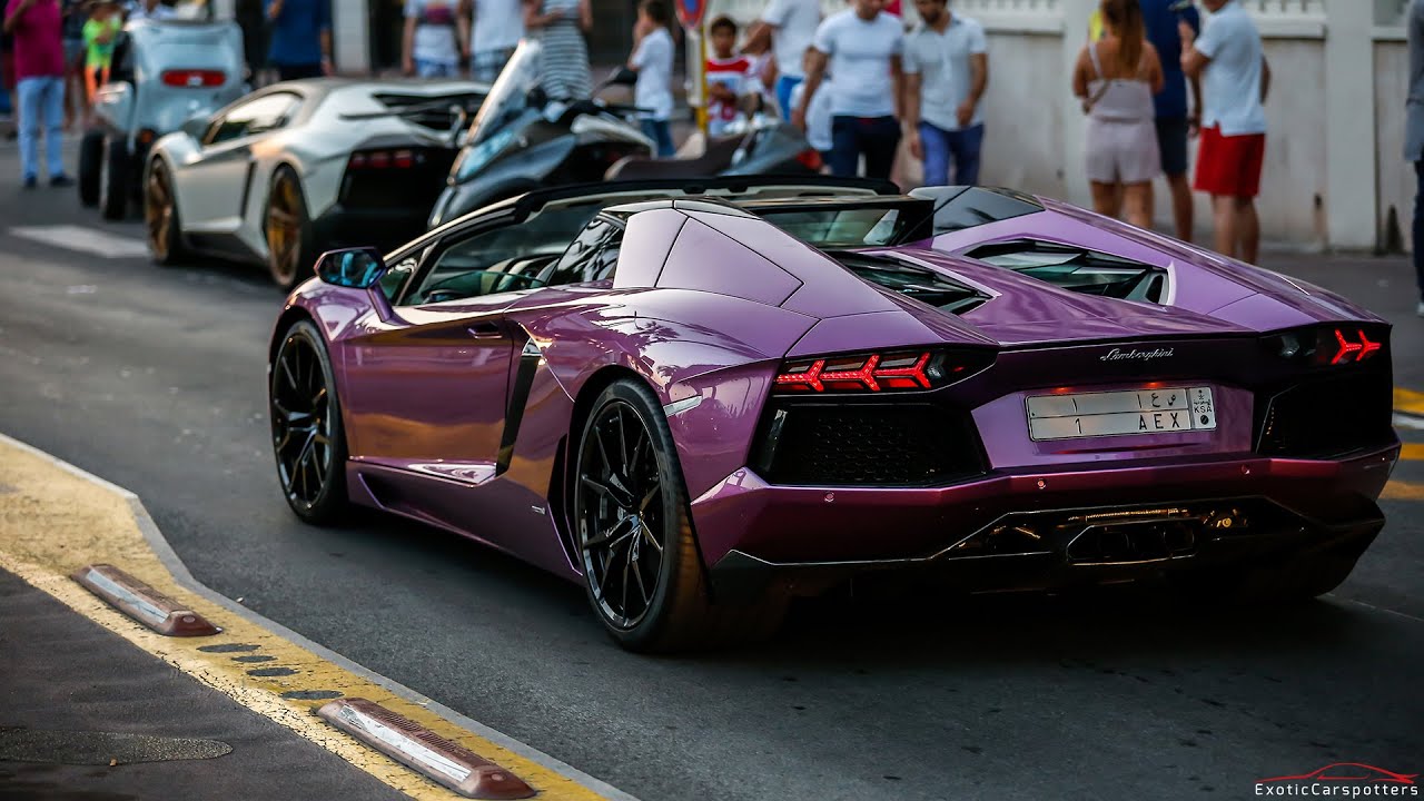 BEST of Supercars Sounds Monaco and Cannes 2015 ! Revs & Accelerations