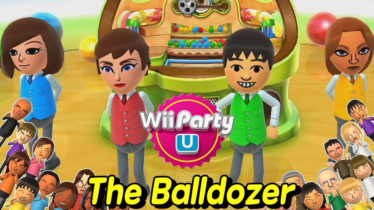 Wii Party U - The Balldozer (Begginer com) 🎵 Mizuho vs Elena vs Ji-hoon vs Donna | AlexGamingTV