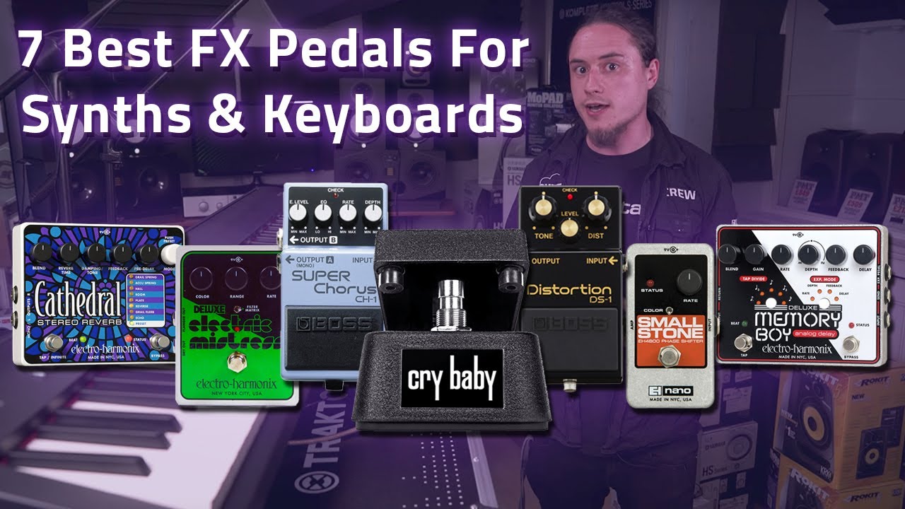 7 лучших педалей эффектов для синтезаторов и клавишных при участии Electro Harmonix, BOSS и Джима...