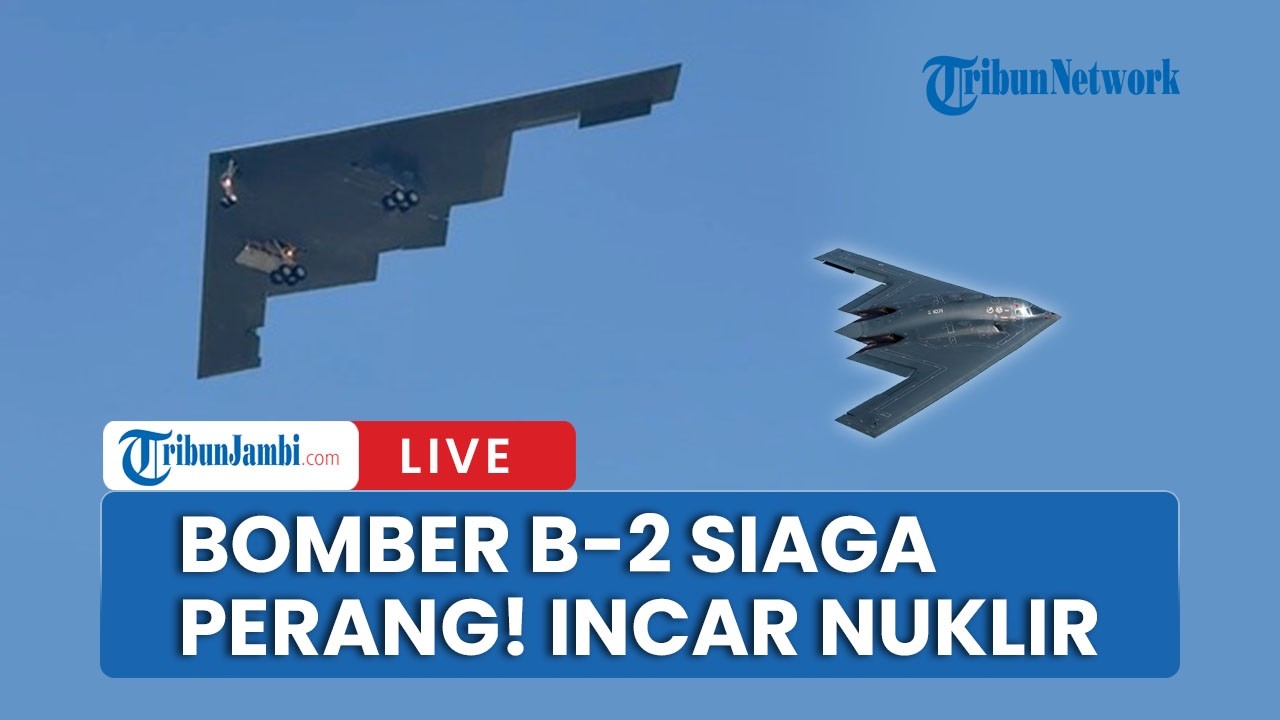 🔴Northrop B-2 Spirit Siaga Tempur! Targetkan Situs Nuklir Iran